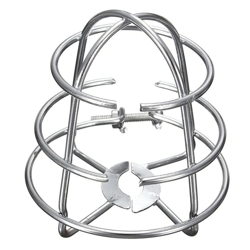 

2X Fire Sprinkler Headguard,Fire Sprinkler Head Protection Frame Recessed Heavy Duty Chrome Plated Sprinkler Headcage