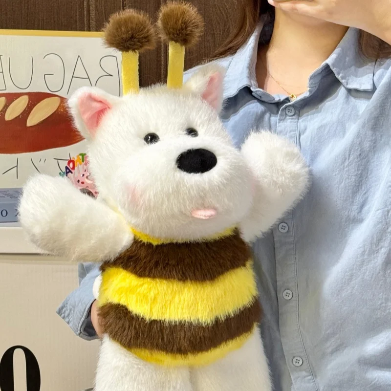 

Running Bee West Highland Terrier Plush Doll Soft Sleeping Pillow Cute Stuffed Toy Girl Perfect Trendy Creativity Birthday Gifts