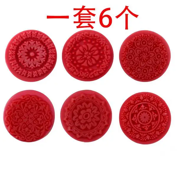 

Rubber Stamp Discount Lace pattern stamp 6 Assorted Wooden Rubber Stamp Round Handwriting Floral Flower Craft