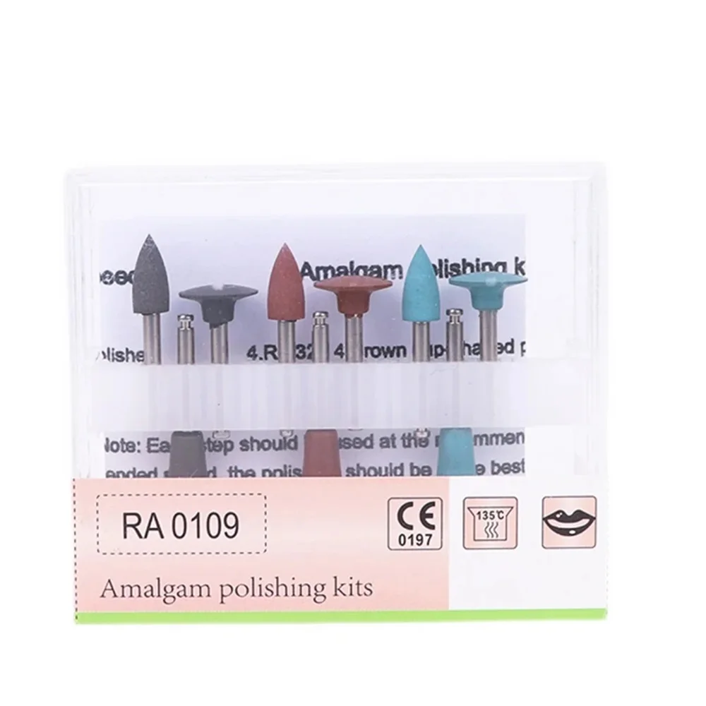 

RA0109 Dental Amalgam Polishing Kits Dental Resin Porcelain Polishing Set Repair Polishing Kits Dentistry Laboratory Tools