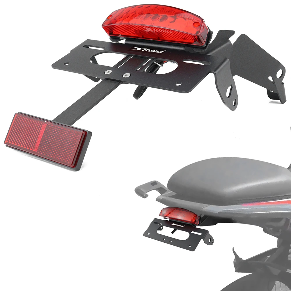 

For BMW G310R 2017-2024 G310GS 2018-2024 G 310 R Motorcycle Rear License Plate Holder Bracket Light Tail Tidy Fender Eliminator