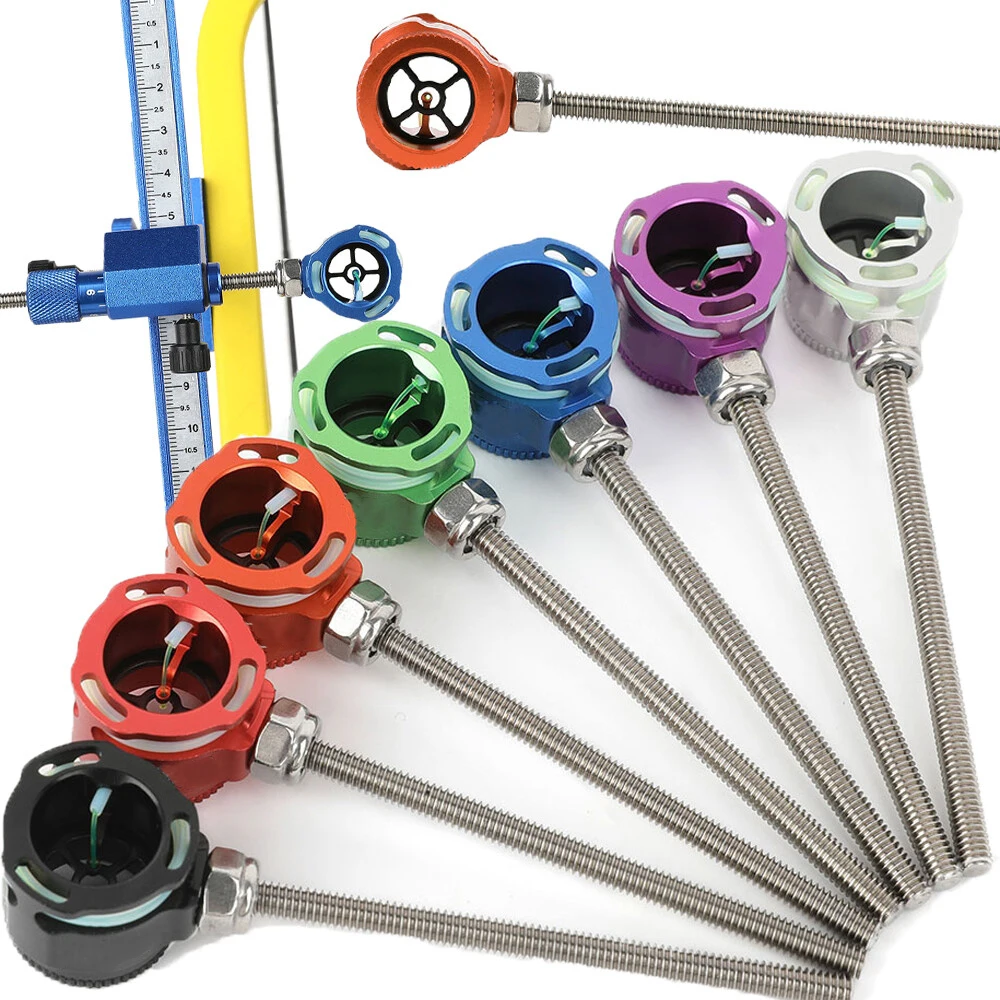 

1-контактный изогнутый прицел для лука 0,019 дюйма, оптоволоконный сплав, прицел для стрельбы из лука, прицел для охоты, стрельба по мишеням