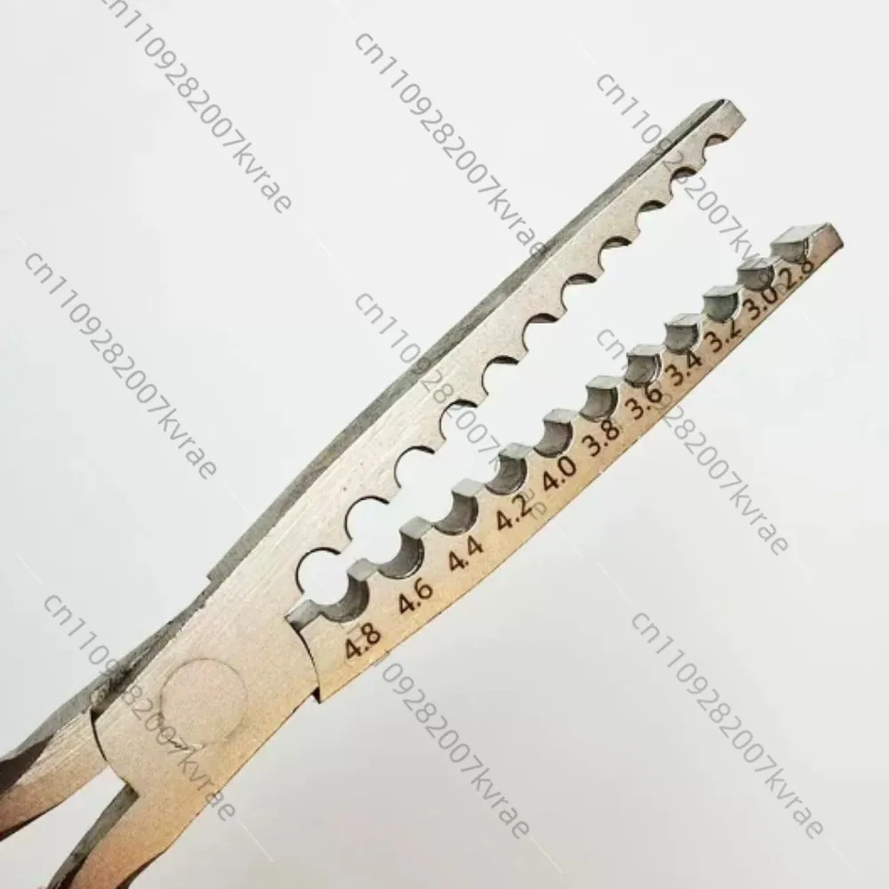 Gold and Silver Bracelet Welding Port Shaping Repair Pliers Round Ancient Bracelet Interface Welding Port Pressure Ring Tool