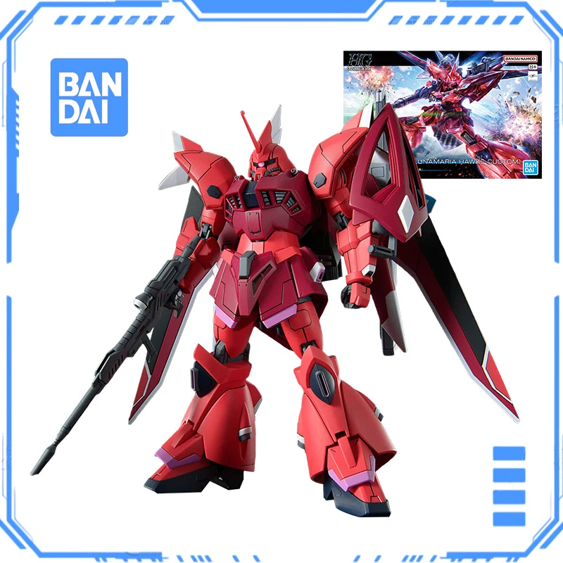 

Bandai Original Gundam Model Kit Anime Figure HG GELGOOG Menace(LUNAMARIA HAWKE CUSTOM)Action Figures Toys Birthday Gifts