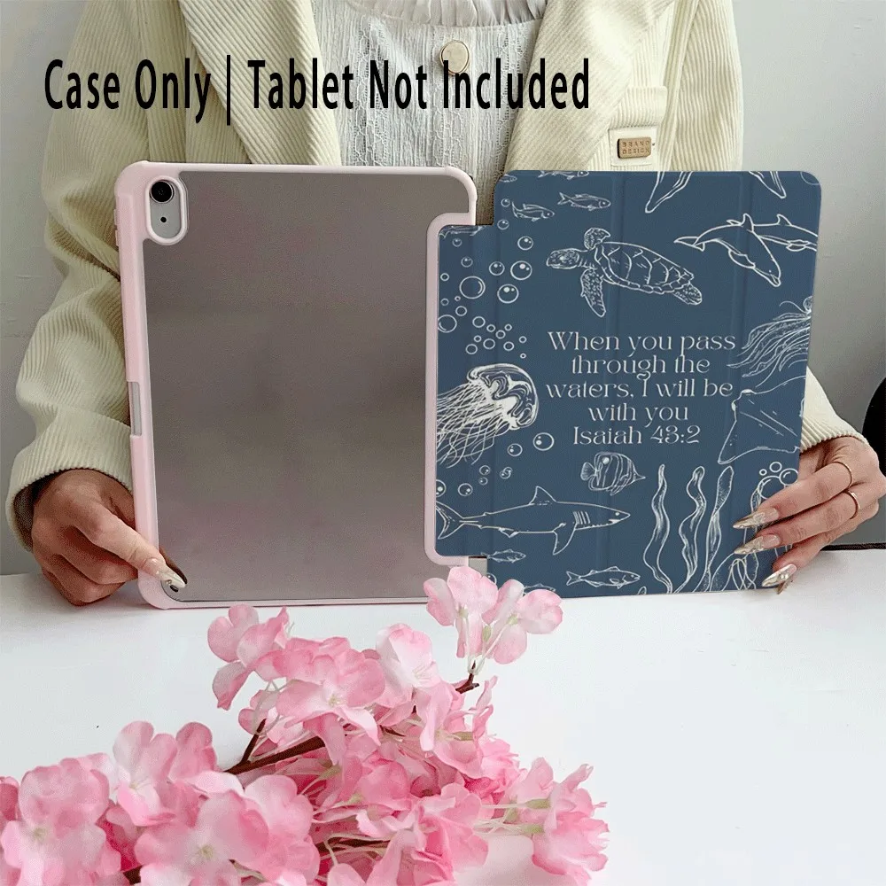 Capa para ipad, capa inteligente compatível com iPad Air 6, Air 5,4, e compatível com iPad 10 (10,9 polegadas), Pro 2024, air m3/a16 2025