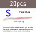 20 piezas de color rosa, talla S