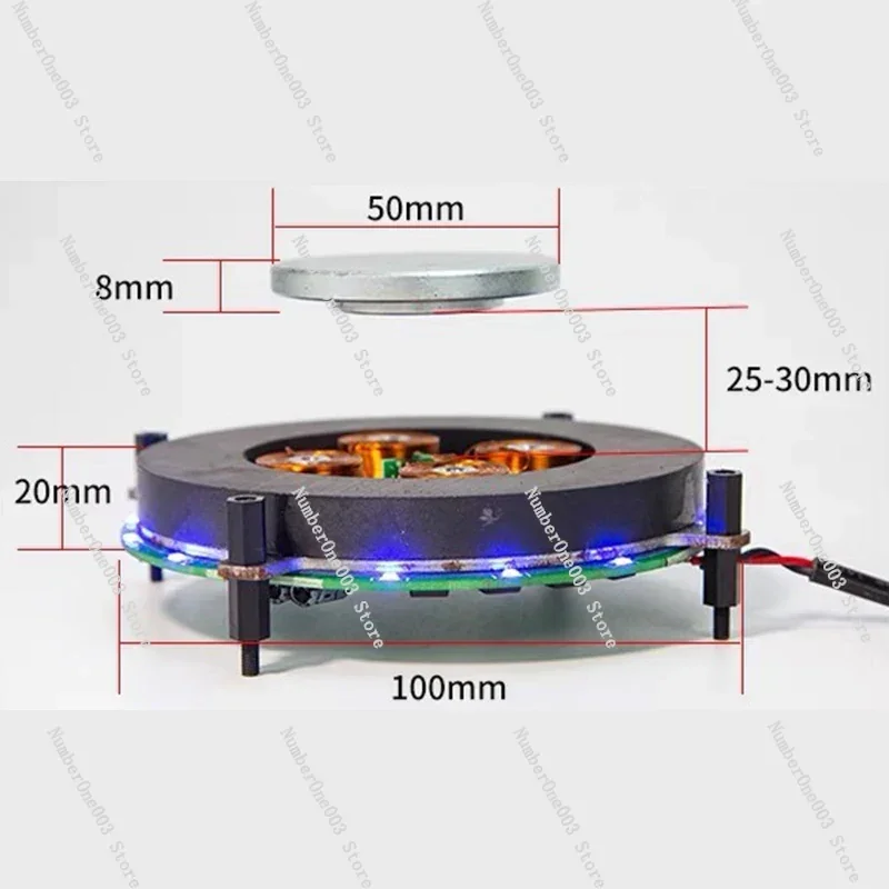 Heavy Magnetic Levitation Bare Metal Module Magnetic Levitation Movement Potted Plant Maglev Exhibition Stand Maglev Speaker