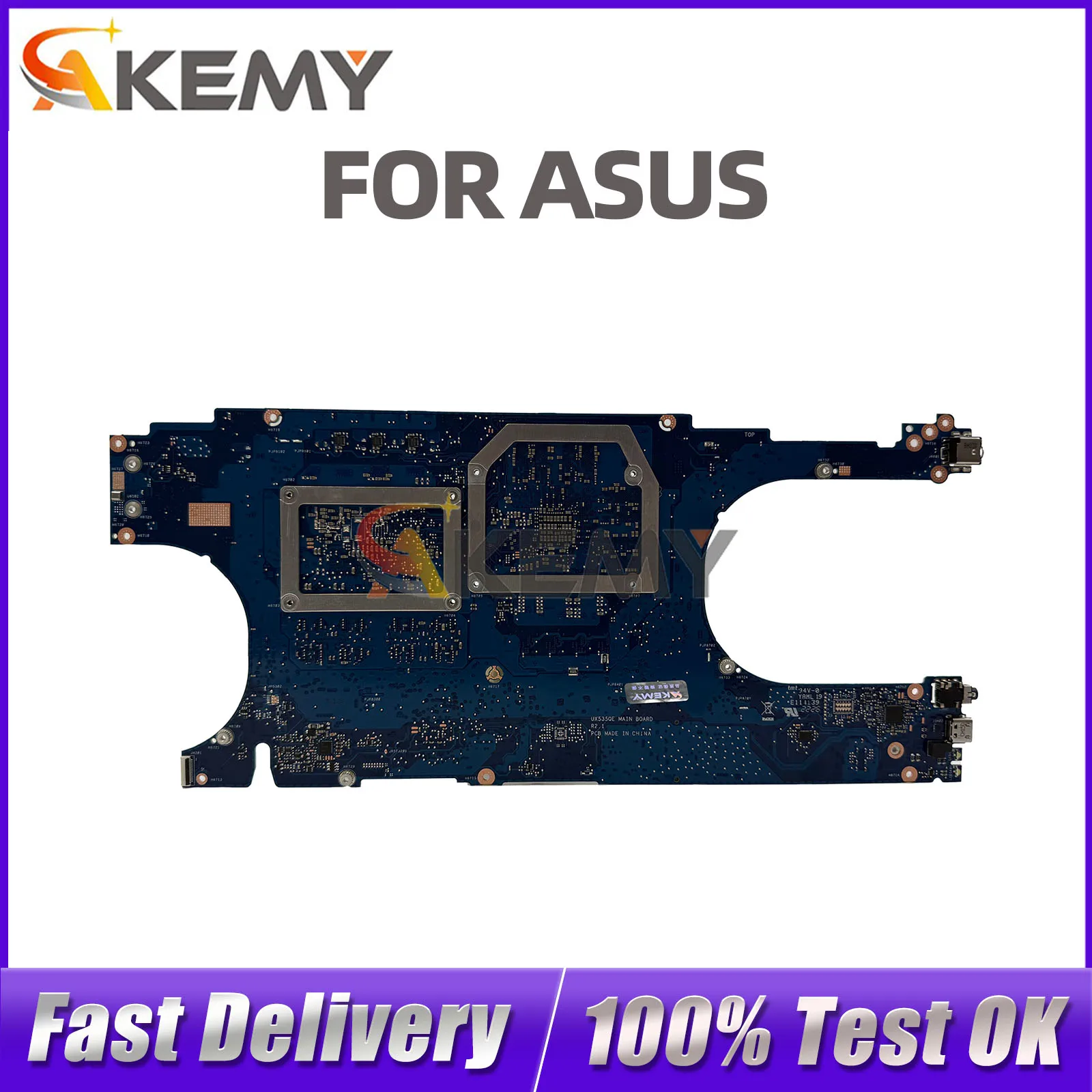 Placa Base para ASUS Zenbook Pro UX535QE BM535QE UM535QE UX535Q UM535Q BM535Q R9-5900H R7-5800H R5-5600H 16G/32G RTX3050TI