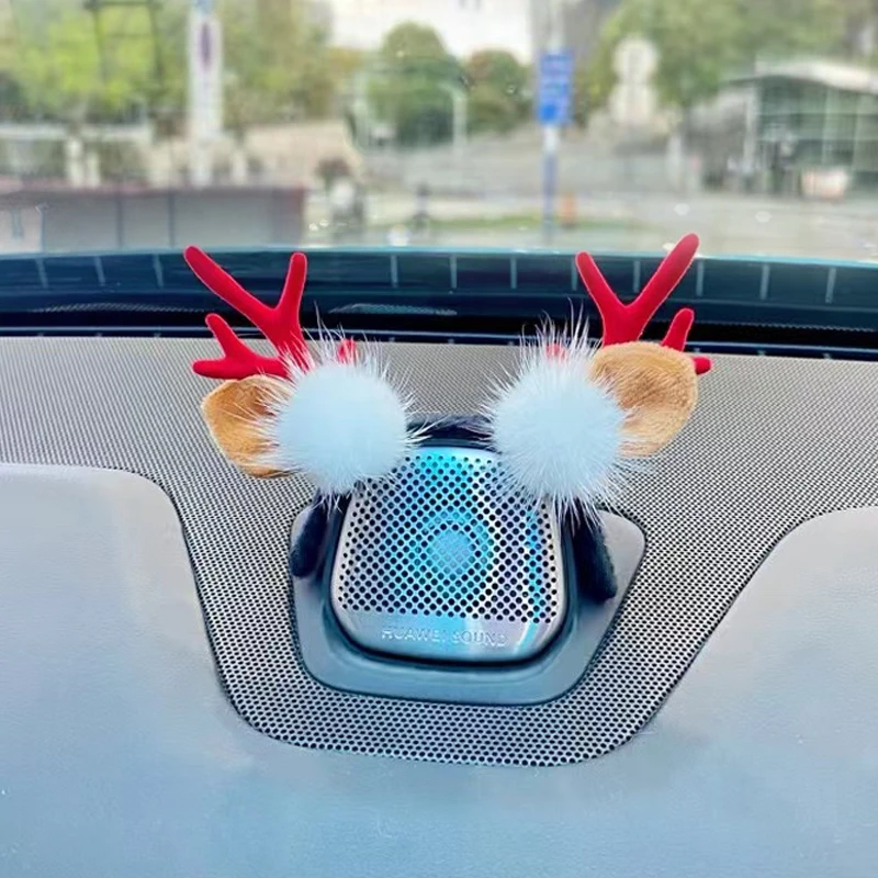

for huawei AITO m5m7 audio speaker hat car interior ornament fun cute woman decoration handmade accessories