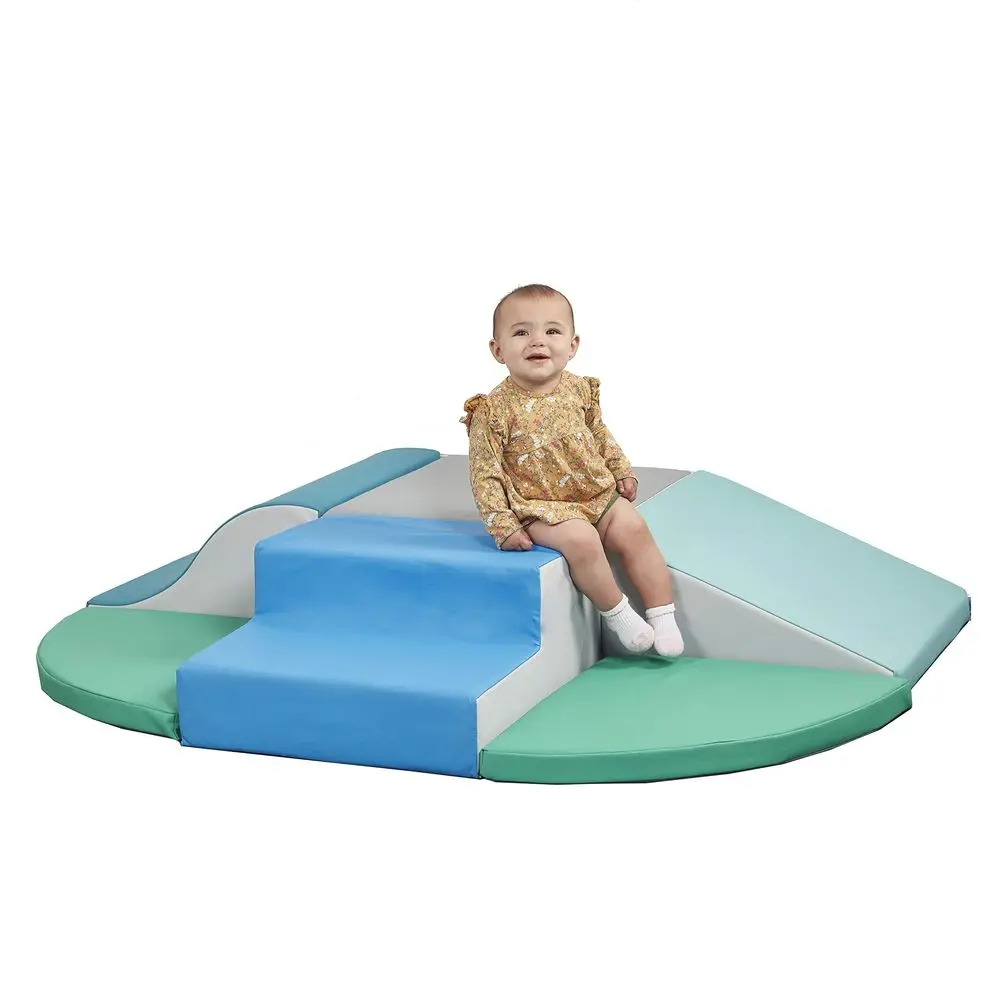 

SoftZone Little Me Foam Wall Climber Indoor Active Play Structure for Toddlers and Kids Soft Foam Play Set, Contemporary