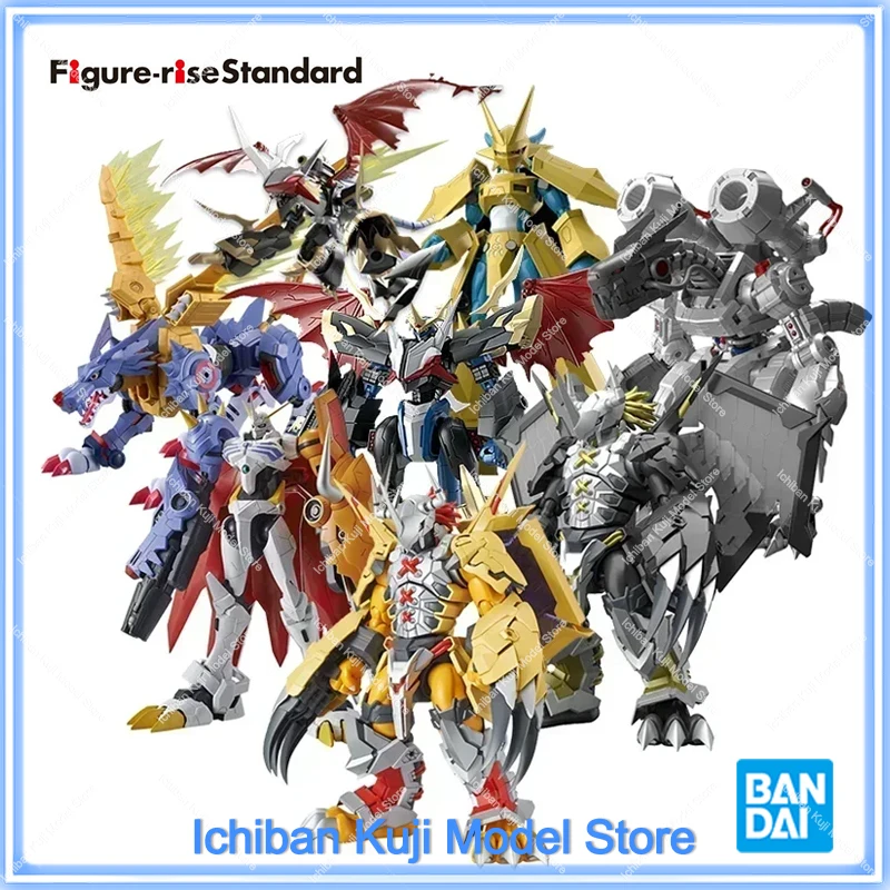 100%Original In Stock Bandai Digimon Adventure War Greymon Garurumon Dukemon Action Figure Toys Collectible Model Gifts