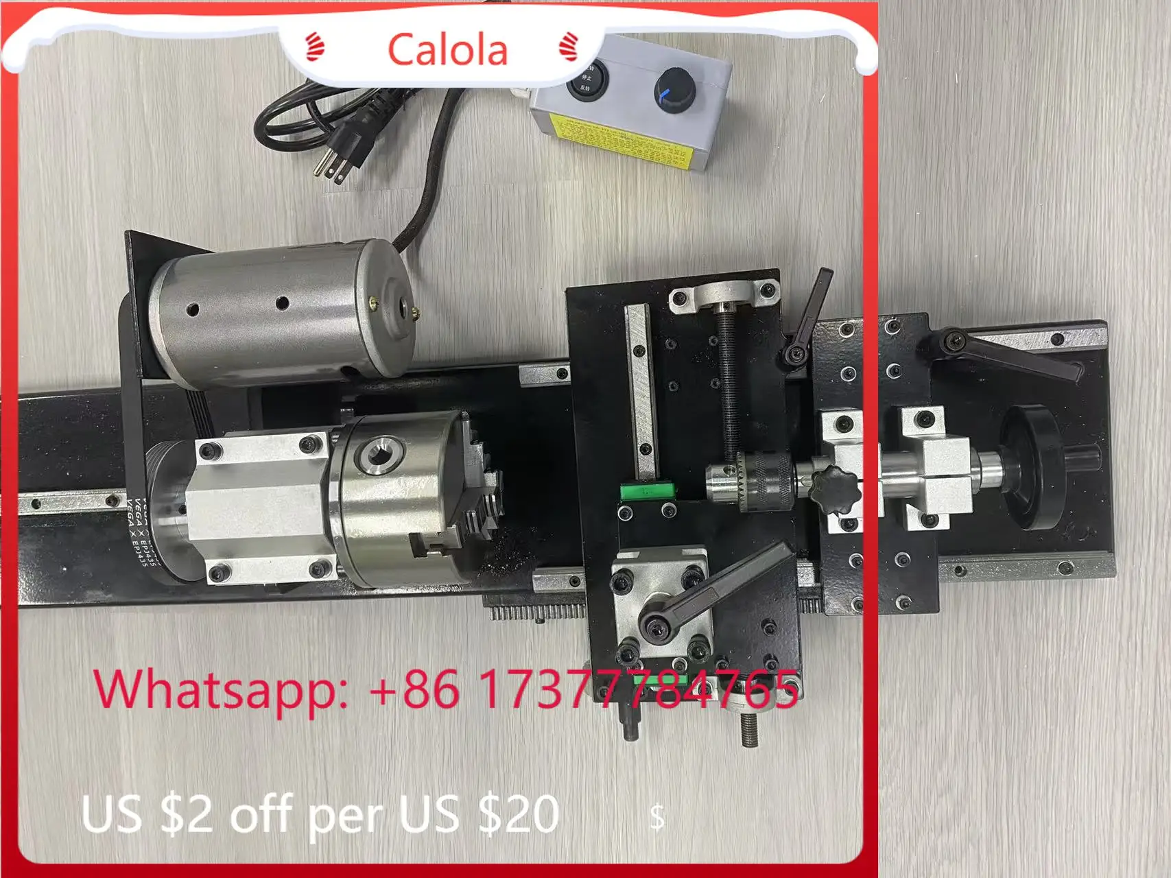 Variable Speed Billiard Cue Repairing Lathe Machine Popular FS-7075D Snooker Pool