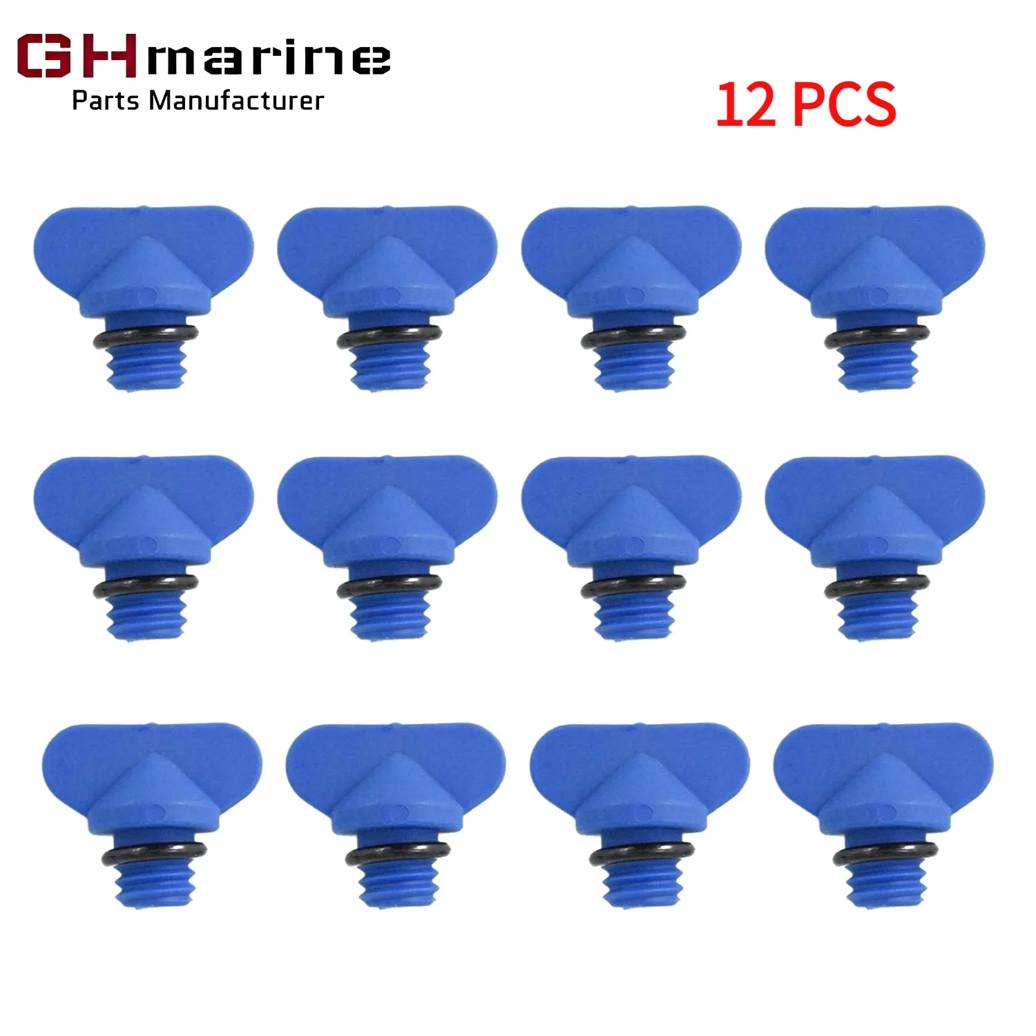 12 PCS Manifold Engine Block Drain Water Plug Kit Replaces for Mercruiser 22-806608A02 for GLM 13992 Pack of 10 18-4226