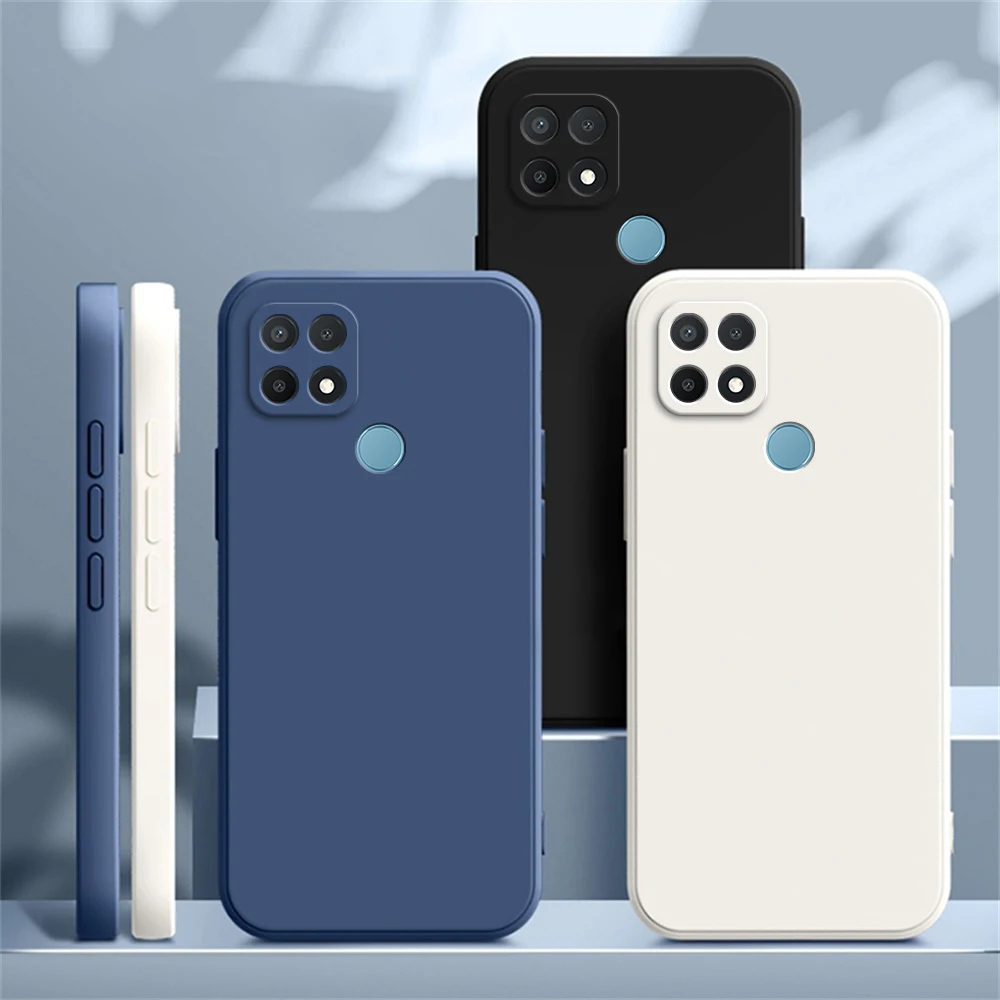 Quadratische Flüssigsilikonhülle für Xiaomi Redmi 10A 10C 9C NFC, dicke, stoßfeste Abdeckung