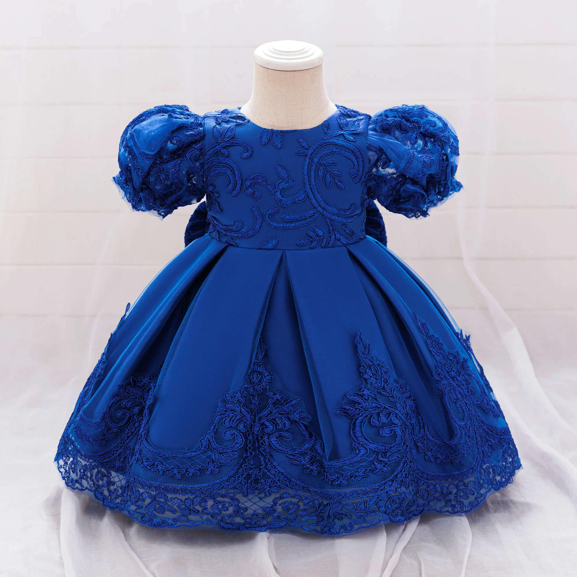 formal prom dress Elegant A Line Half Sleeves Chiffon Long Prom Dress main image 0