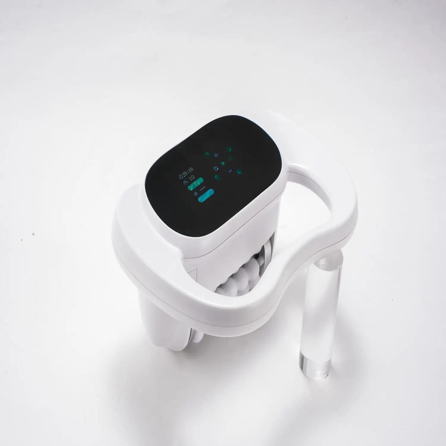 2025 Latest Muscle Massagers 360 Rotation Slimming Body Roller Instrument LED Rolling Device Body Care Vibration Massagers