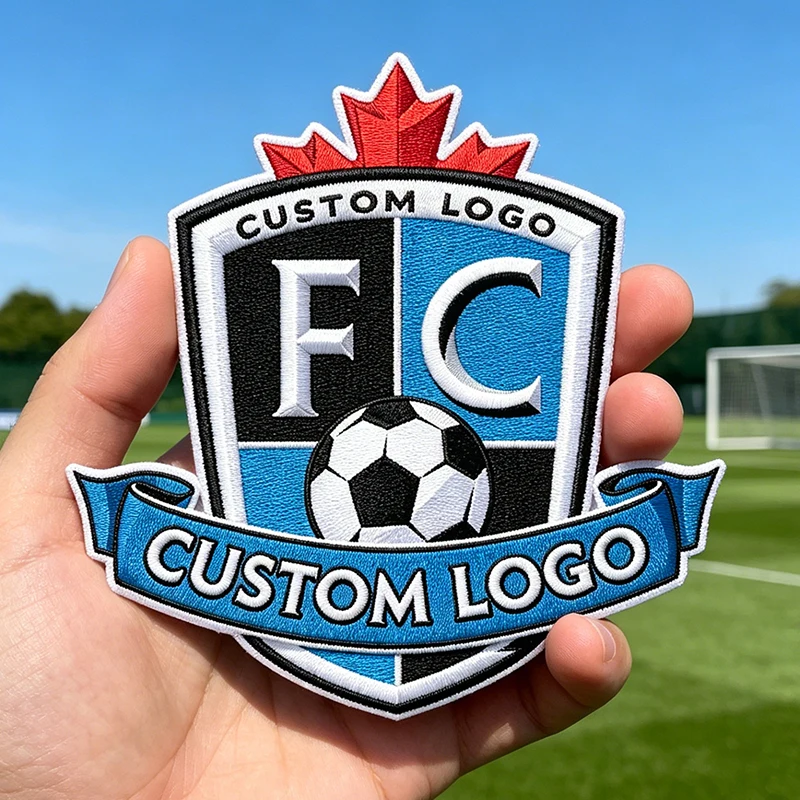 Your Logo Custom Embroidered Print Patch Iron On Hook Loop Badge for Jackets DIY Your Own Design Decoration Cap Jeans
