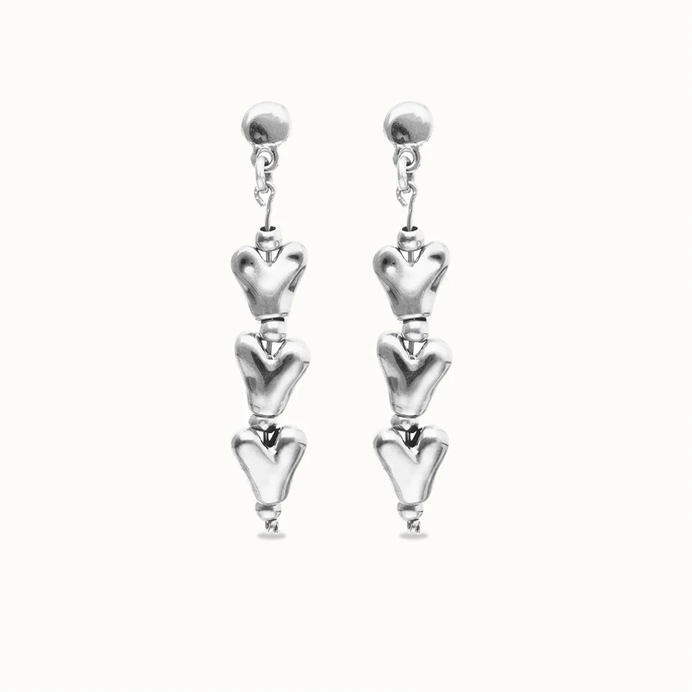 

New best-selling heart-shaped tassel earrings for women's accessories, jewelry, banquet gifts in Europe and America for summer