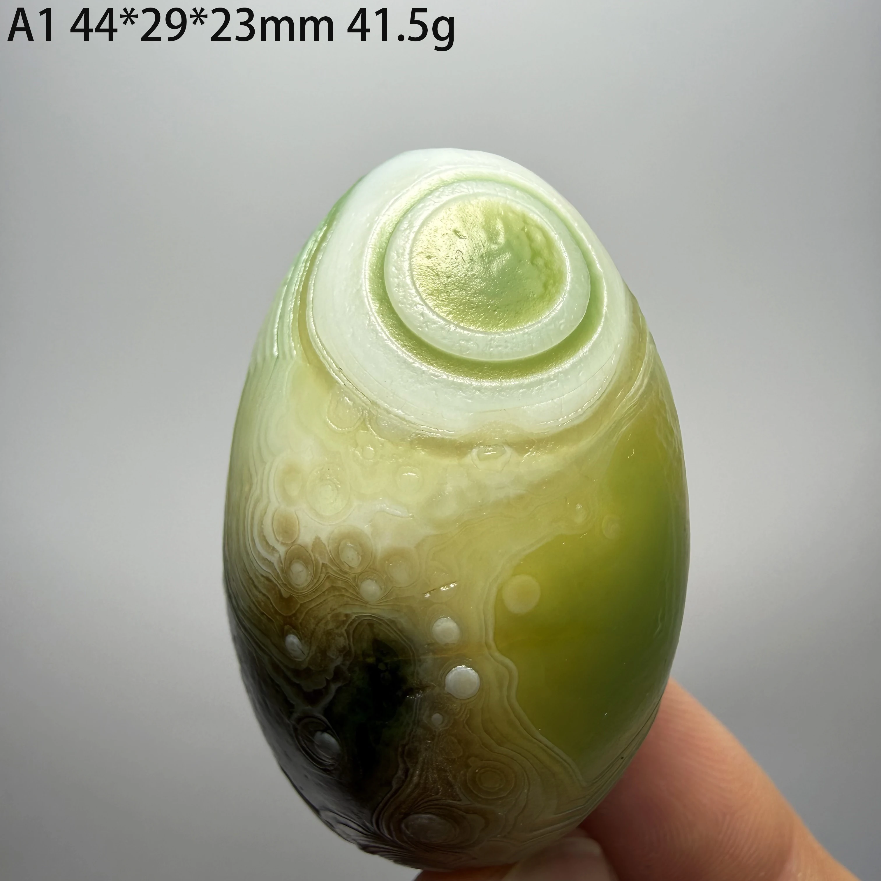 Natural Alxa Gobi Eye Agate Healing Crystal Home Ornament GiftA3-2-15