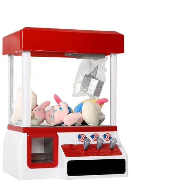 Claw Machine for Kids Children Vending Candy Doll Toy Gifts Grabber Machine Coin Operated Mini Arcade Game Claw Machine Catcher