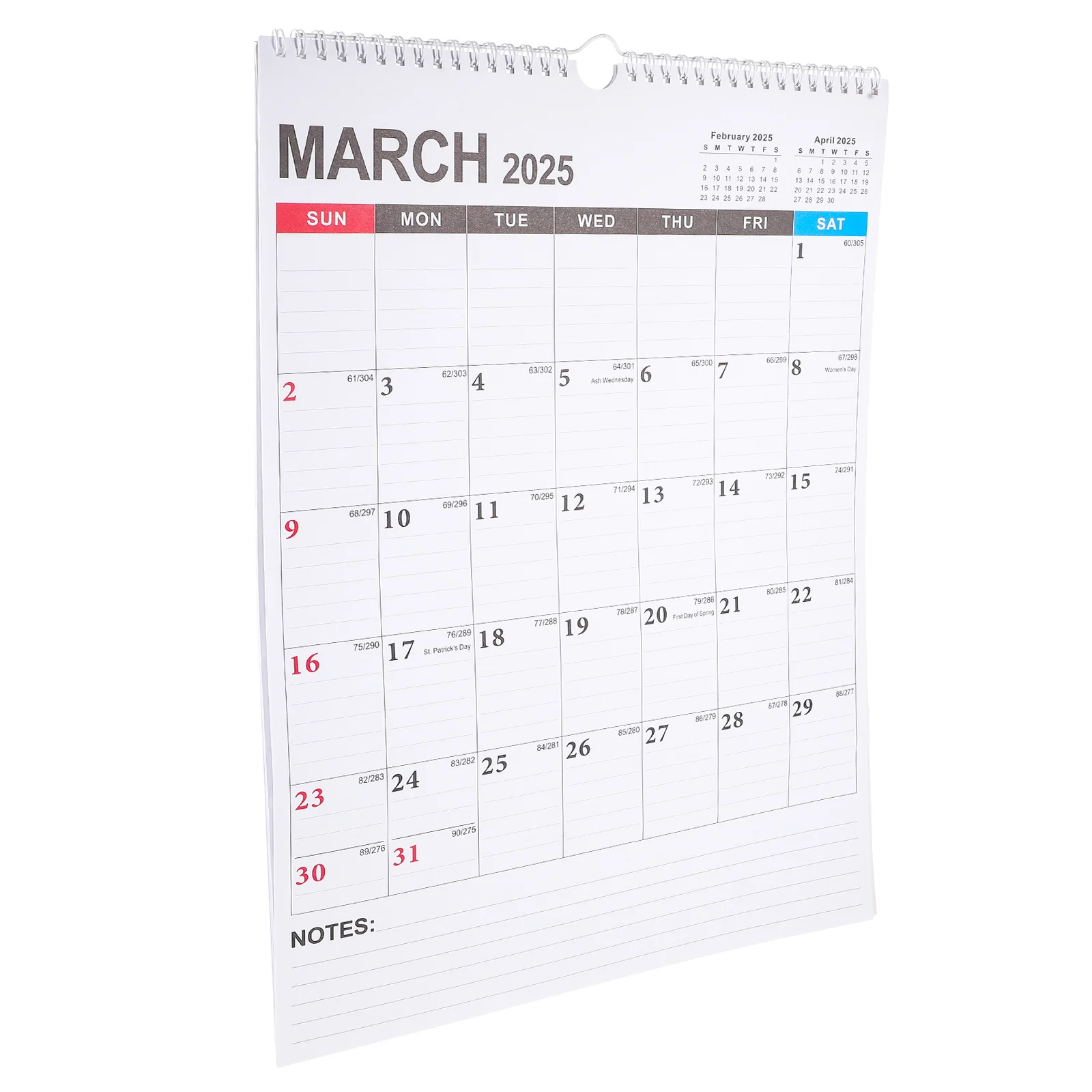 ملاحظات تقويم الحائط 2024 2025 مخطط شهري كبير قوي قابل للتمزيق تقويم معلق للمنزل والمكتب مخطط المذكرات الهدايا