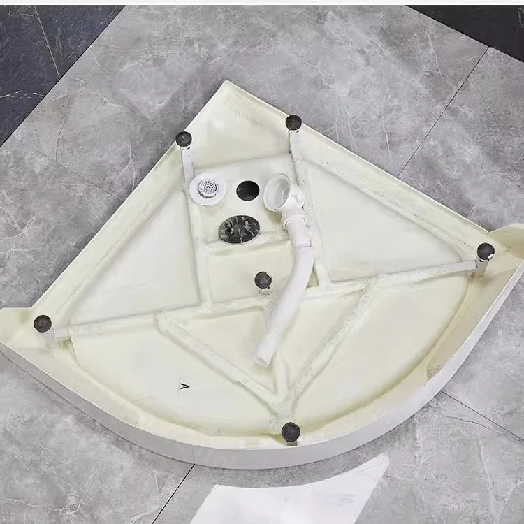 Square/Rectangle Style Acrylic Bath Shower Tray Bottom Base For RV Boat House Thickened Anti Slipone