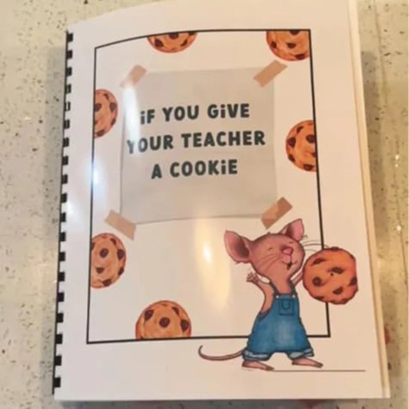 If You Give Your Teacher A Cookie, Teacher Appreciation Gift Book, Creativeand Thoughtful Gift For Teacher, Gift