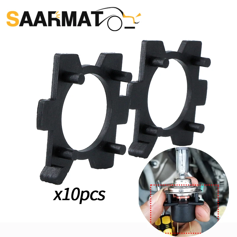 

10x H7 LED Headlight Bulb Base Holder Retainer Headlamp Socket Adapter For Opel For Honda CRV For Mazda 2/3/6 MX-5 CX-5 CX7 RX-8
