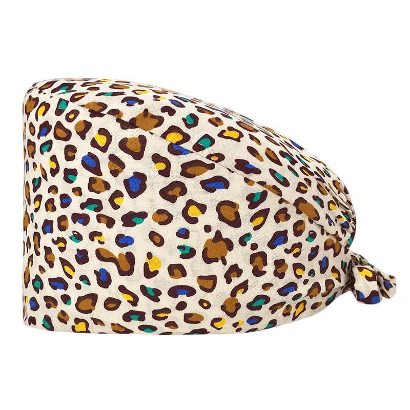 ใหม่ห้องปฏิบัติการพยาบาลน่ารักพิมพ์ผ่าตัดผ้าฝ้ายชาย Oral Beauty Doctor หมวก