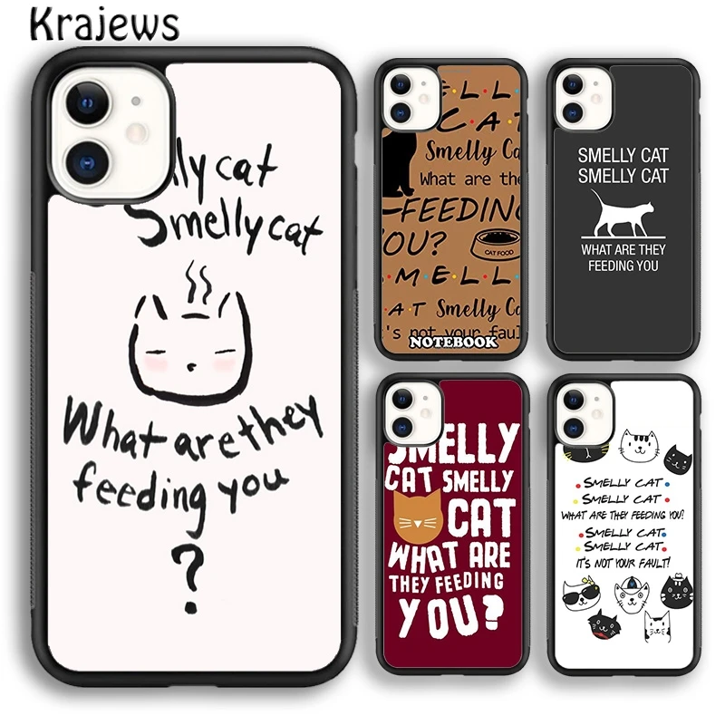 Krajews FRIENDS FUNNY TV SHOW PHOEBE SMELLY CAT Phone Case Cover For iPhone 16 15 14 plus XS XR 11 12 mini 13 pro max