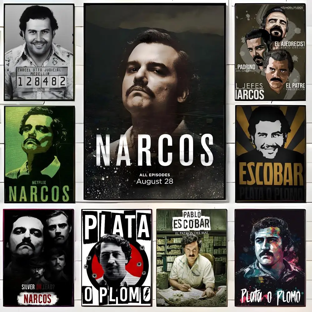Infamous Figure P-Pablo Escobar Poster Wall Art Print Decorative Mural Home Decor Gift Unframed