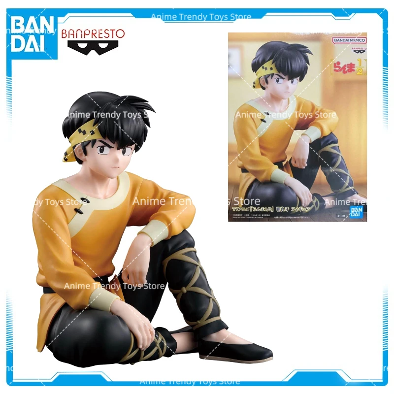 Original BANDAI BANPRESTO Ranma Hibiki Ryoga PVC en Stock colecciones de acción de Anime modelo figuras de juguete regalo de Navidad WY