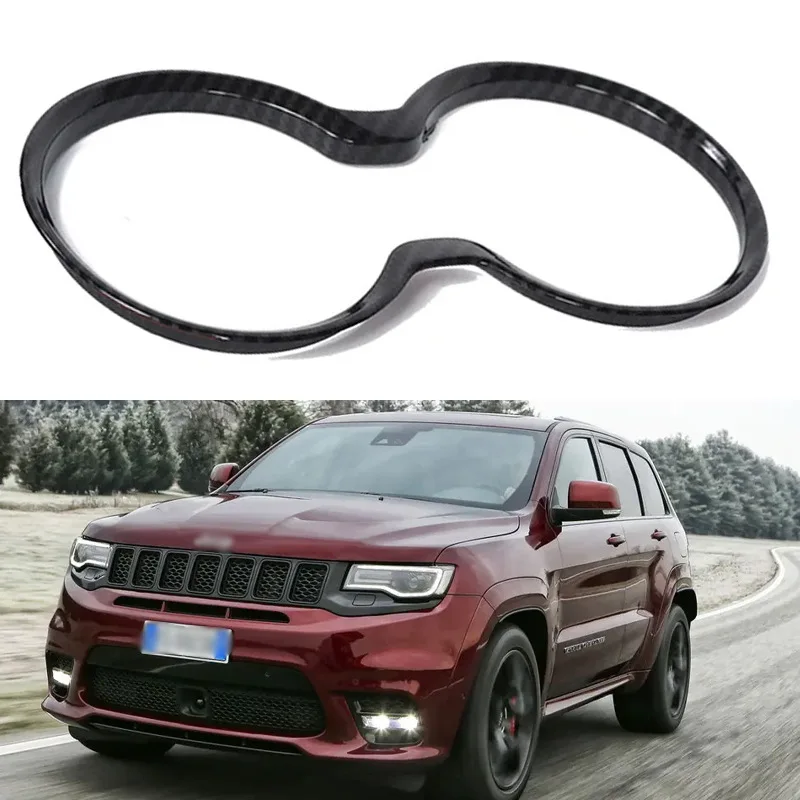

Suitable for Jeep Compass models 2011-2021 the overseas version of the water cup frame on the front of the center console Sticke