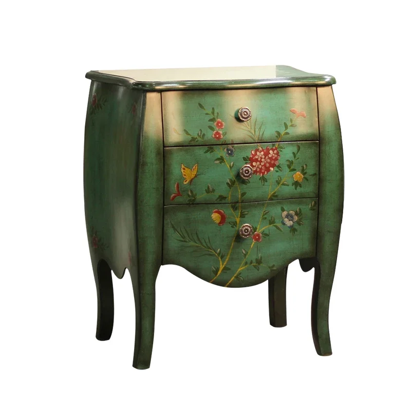 Special Locker Three-Bucket Bedside Table Small Storage Cabinet Sofa Cabinet Chest of Drawers Sitting Room Cabinet