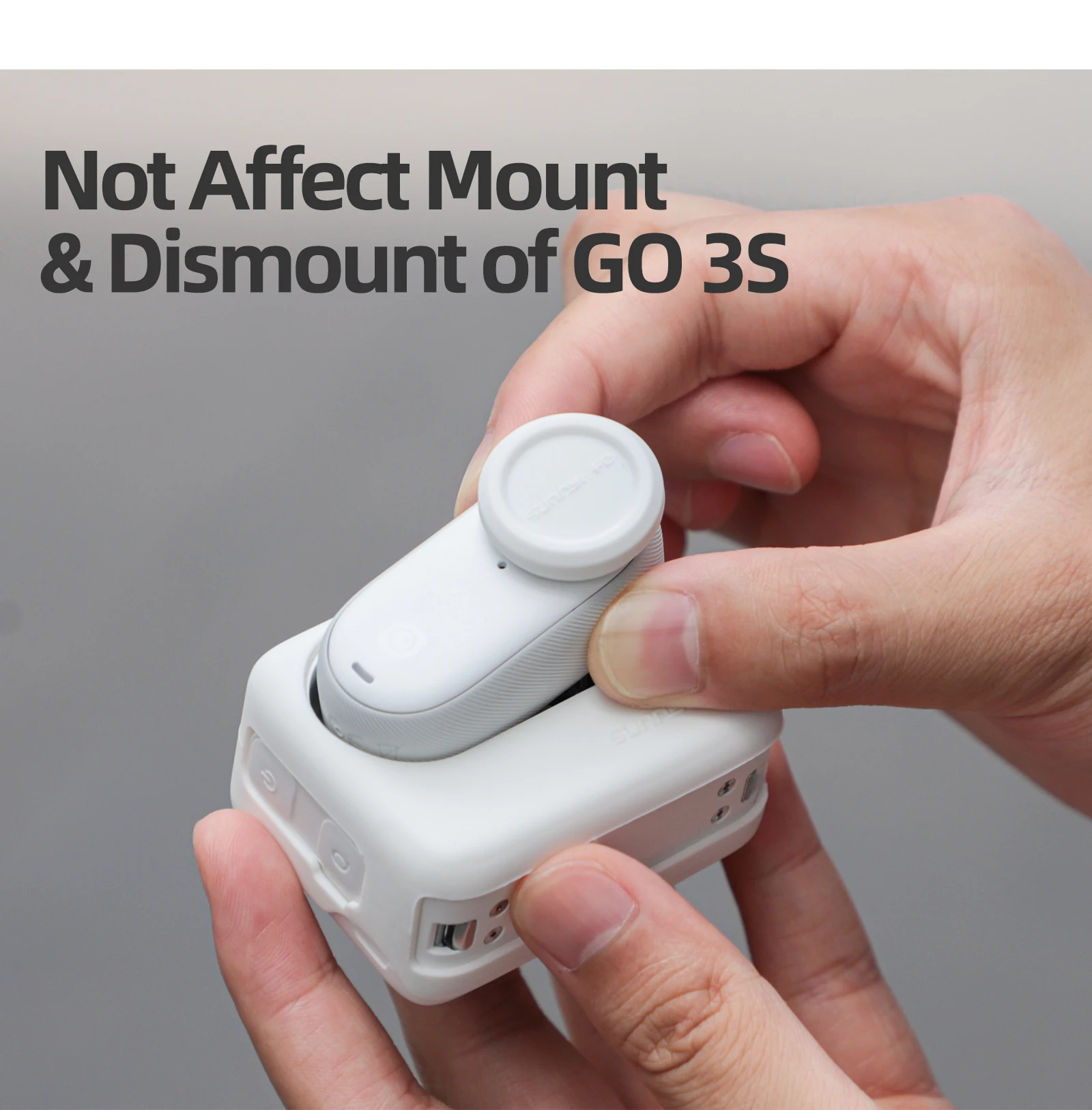 Für insta360 go 3s Silikon hülle Action Kamera Ladebox Schutzhülle mit Objektiv deckel & Lanyard für insta360 go3s Zubehör