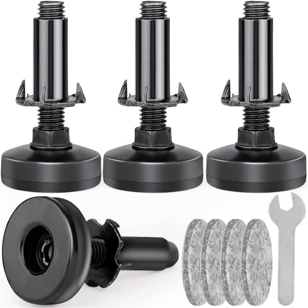 

Heavy Duty Furniture Leveling Feet M10 Thread Furniture Levelers Adjustable Furniture Feet w/ T-nut Kit Table Levelers for Cabin