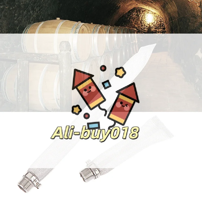 

Stainless Steel Beer Filter - 1/2" NPT Thread Mesh Strainer for Brewing Kettle, Hops & Wine Filtration System