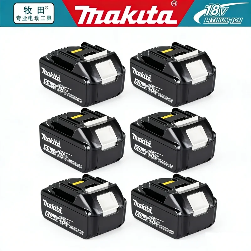 

Genuine Makita 18V 9Ah 6Ah 5Ah Rechargeable Battery for Makita Power Tools Li-ion Replacement 18v Battery+charger+electric drill