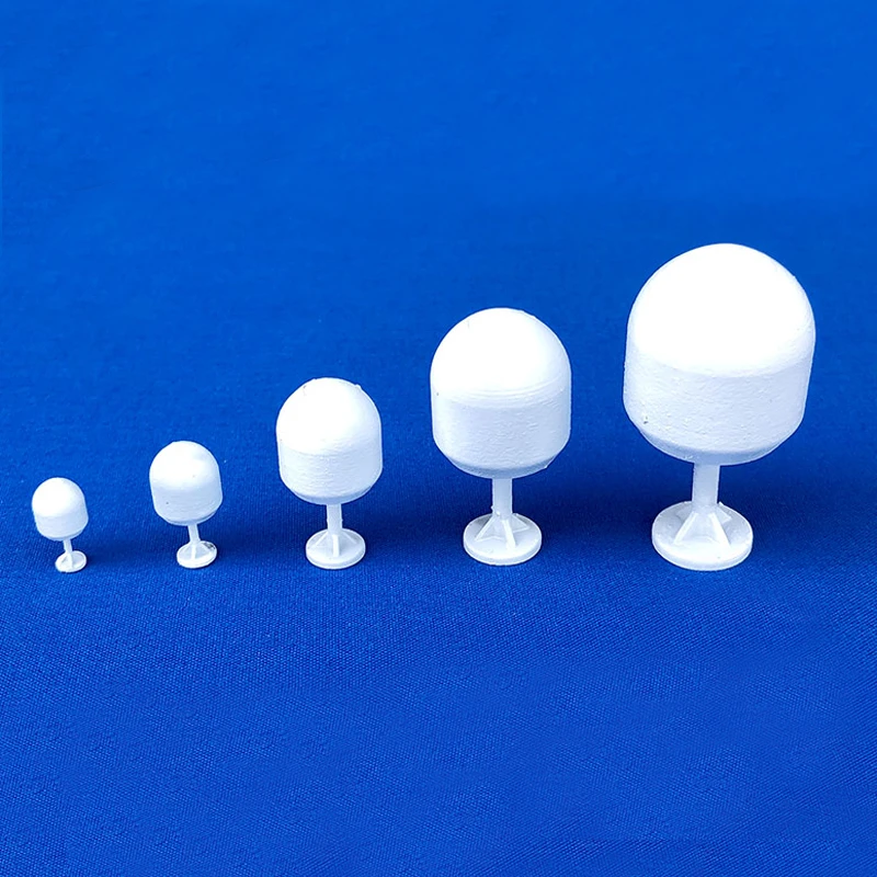 10PCS Model Scale Boat Sea Communication Antenna Round Head Resin Decoration Antennas Height 12/16/23/31/39mm for DIY Ship