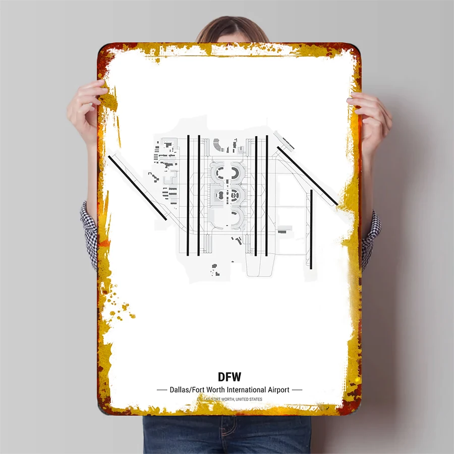Dfw Airport Map Met…
