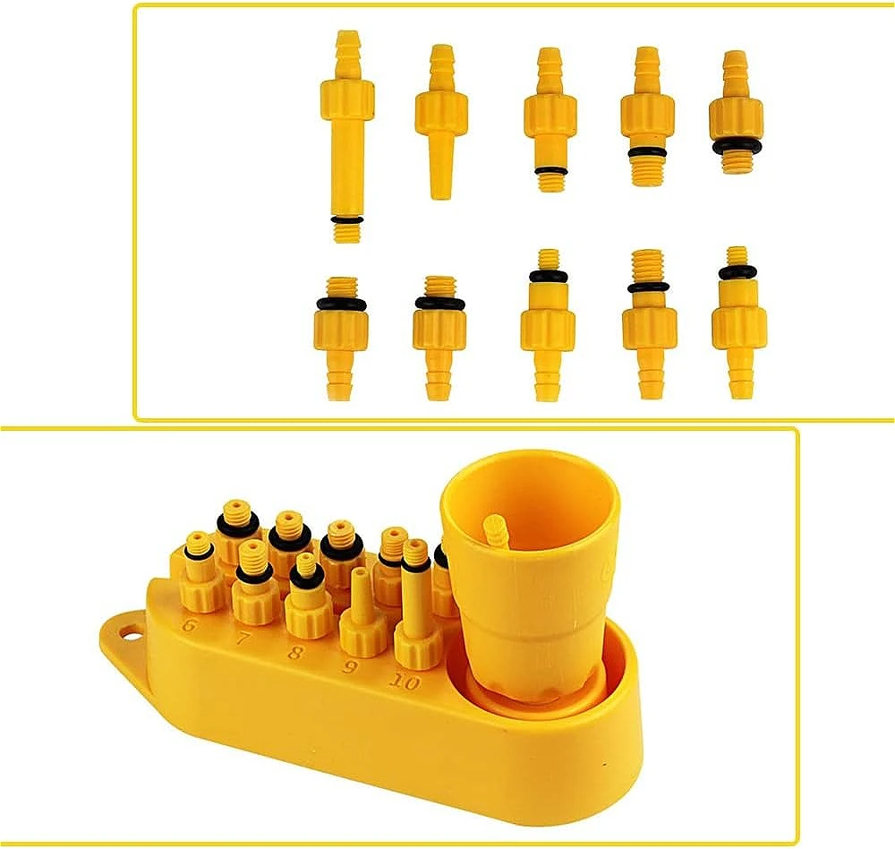 Bike Hydraulic Disc Brake Oil Bleed Kit Replacemen Funnel Adapter Connection Repair Set Separate Components Mineral Oil System