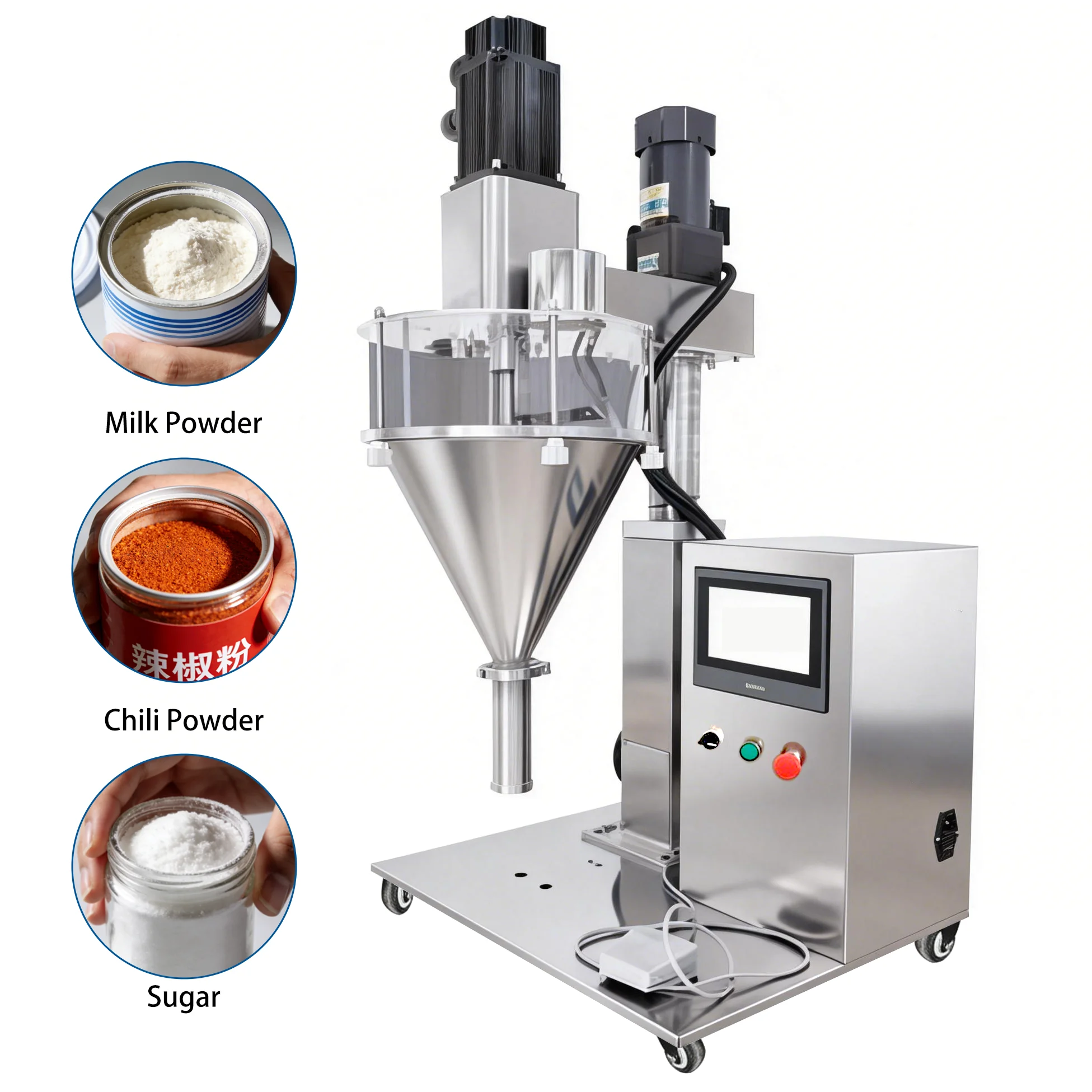 Desktop Small Scale Dry Powder Auger Filling Machine