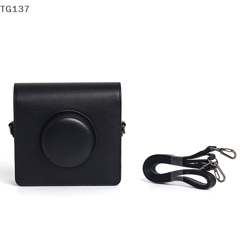 

Retro Camera Bag Protective Case PU Leather Cover With Shoulder Strap For Instax Wide Evo Camera Storage Protective Bag