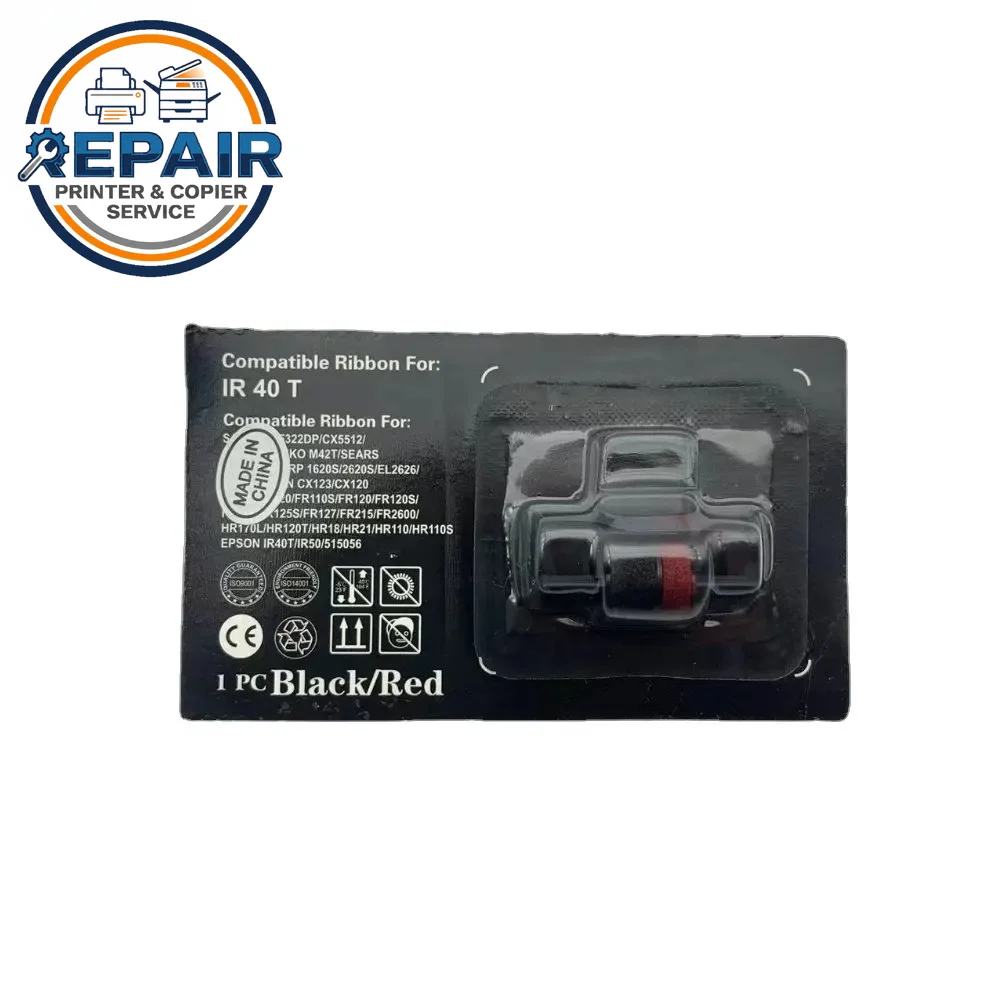 12 Pack IR40T IR-40T IR40 IR-40 Ink Roller Compatible Printer Ribbon for Casio FR 2550 2500 HR100 HR150 HR7 HR8 HR16