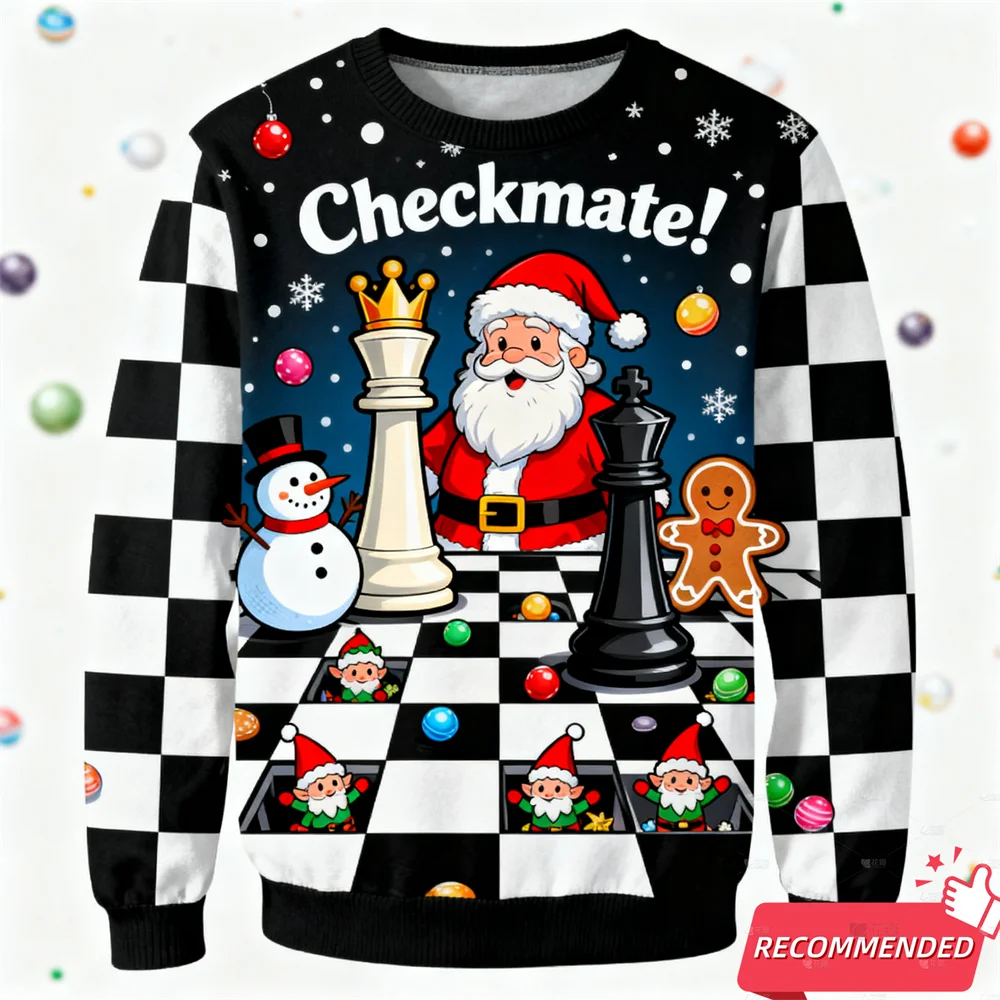 جديد الغوص سانتا كلوز جولة الرقبة هوديس للرجال العصرية الرجال عيد الميلاد نمط البلوز الخريف الشتاء بلايز عادية رجل الملابس