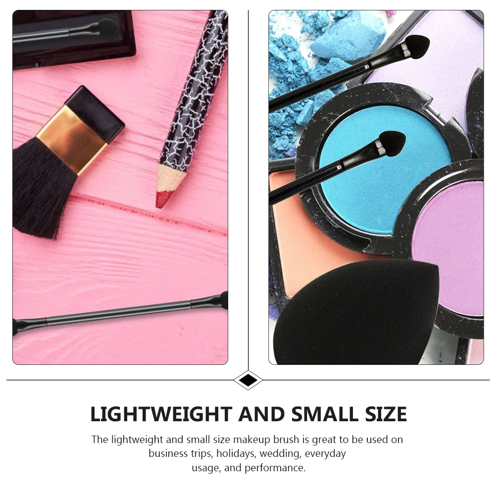 

30Pcs Double-Sided Eyeshadow Brush Durable Lightweight Makeup Tool Applicators for Eye Shadow Business Travel Wedding