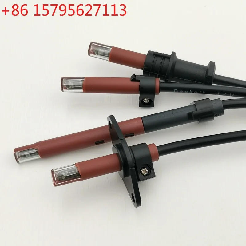 QRB1 Flame Detector Glass Bubble High Sensitive Flame Sensor Red Photosensitive Electric Eye for Diesel Burner Fire Detection