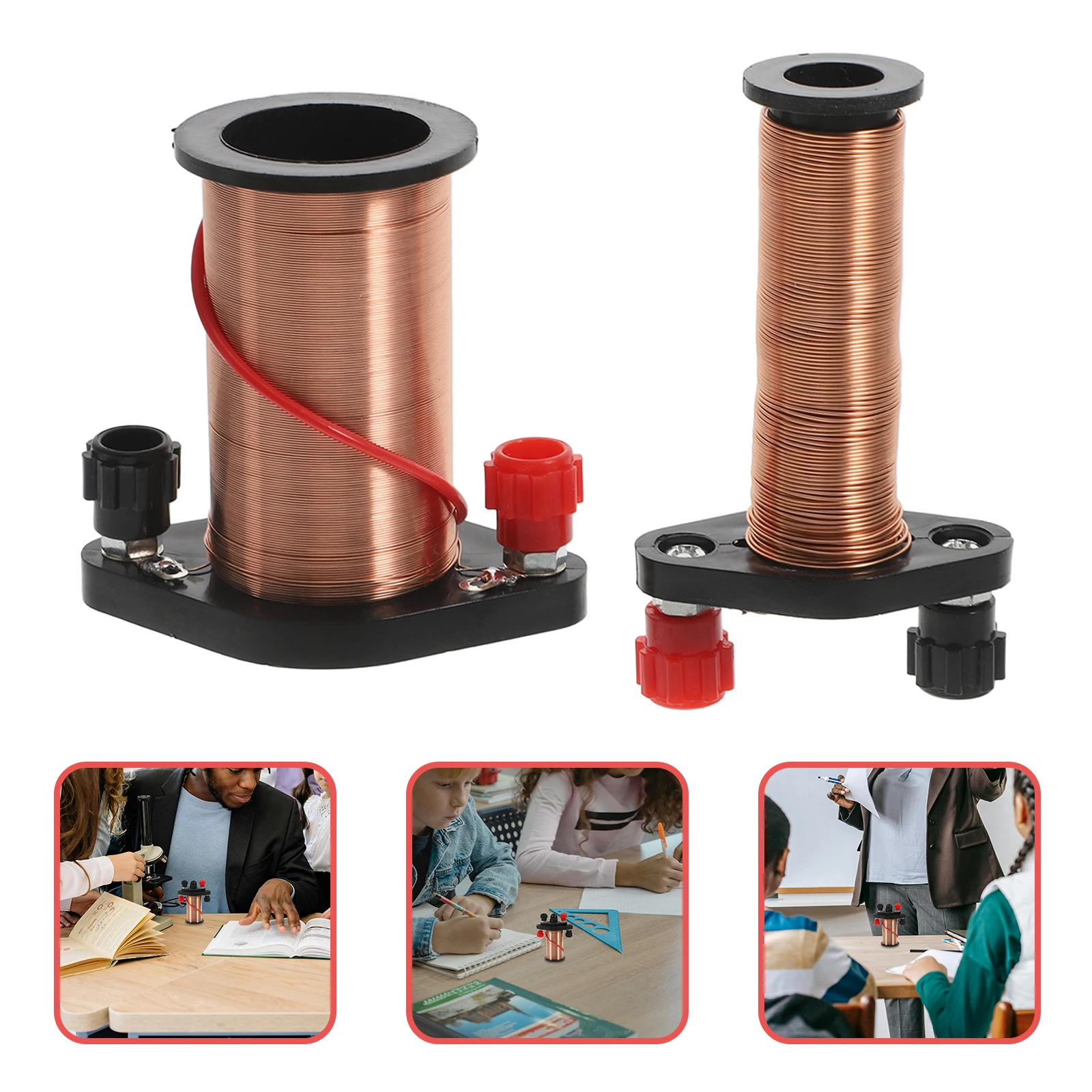 Electromagnetic Induction Solenoid Coil Physics Teaching Tool Electric Kit Experiment Instrument Copper Wire Primary Secondary