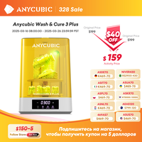 ANYCUBIC Wash & Cure 3 Plus Washing Curing 2 in 1 Machine For 12K Mono M5s 6K Mono X 6Ks LCD 3D Printer 3D Printing Models