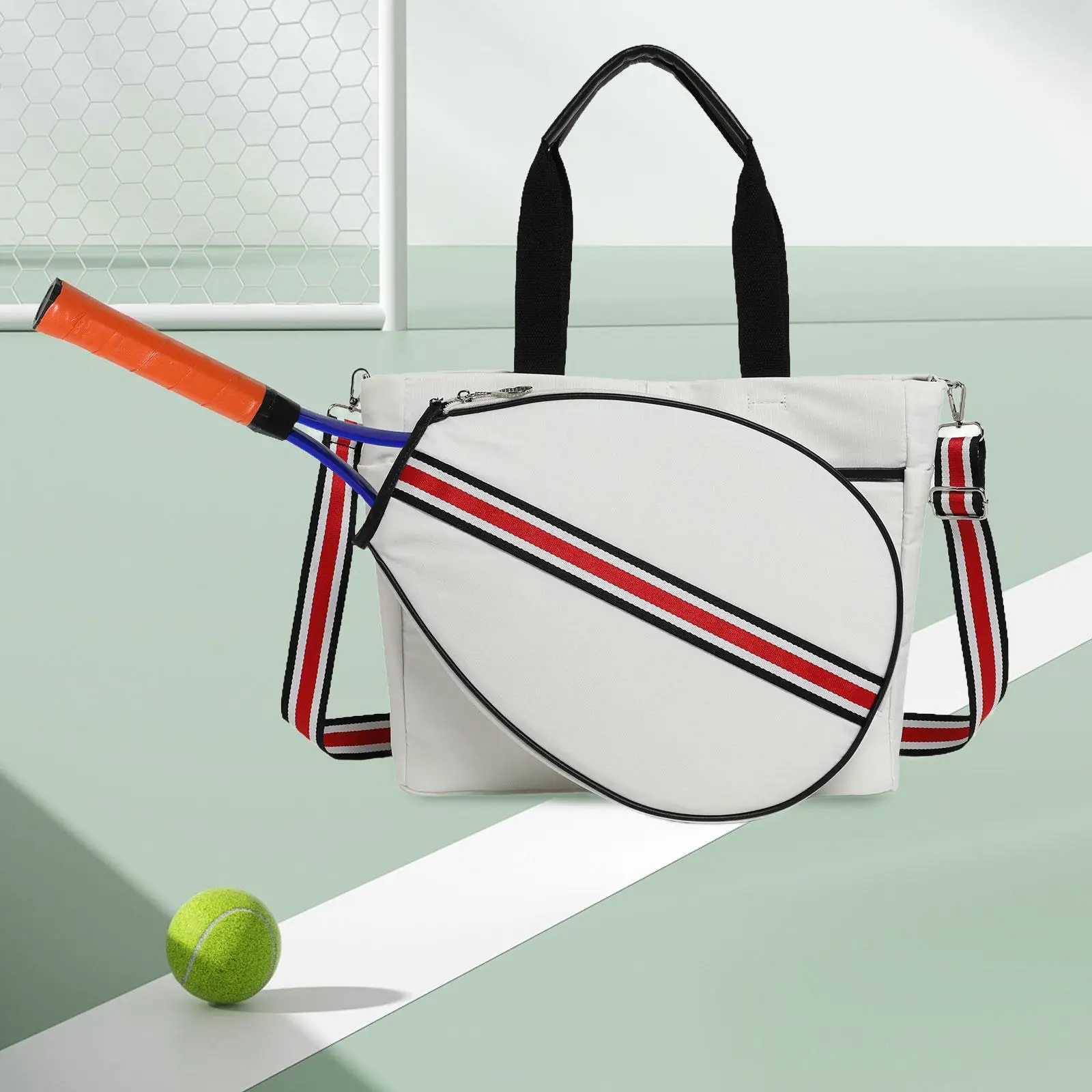 

Tennis Racket Tote Storage Rucksack,with Adjustable Strap,Outdoor Sports Pickleball Racquet Carrying Bag Badminton Racket Bag
